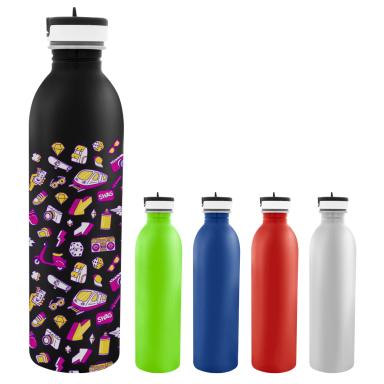 24 OZ. FULL COLOR STAINLESS STEEL NEWCASTLE BOTTLE