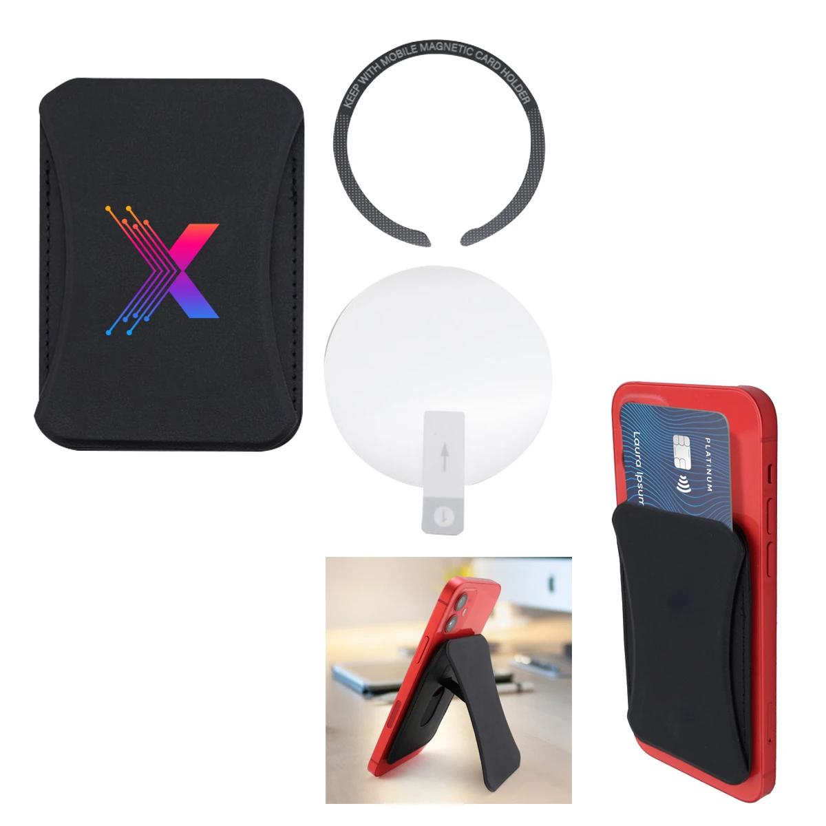 MAGNETIC PHONE WALLET AND STAND