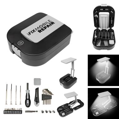 30-PIECE TOOL KIT WITH LIGHT