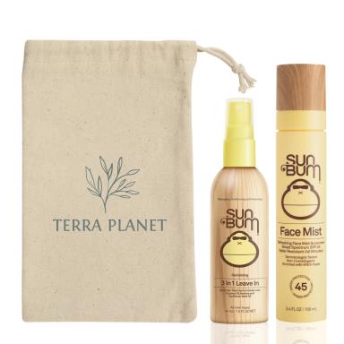 SUN BUM® 3-IN-1 LEAVE-IN CONDITIONER & SPF 45 FACE MIST KIT