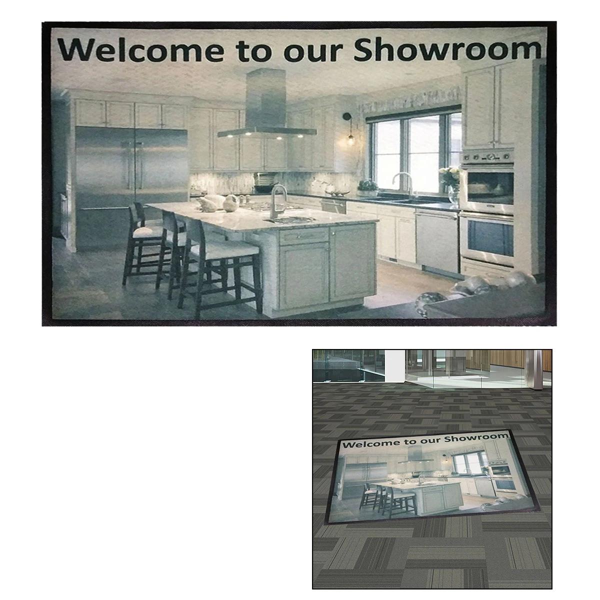 3' X 5' POINT OF PURCHASE DYE SUBLIMATED FLOOR MAT