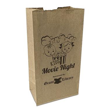 Colored Popcorn Bag - 4⅛W x 2½ x 7⅞H
