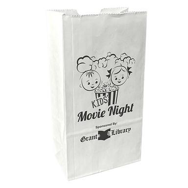 Colored Popcorn Bag - 4⅛W x 2½ x 7⅞H