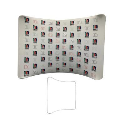 10' CURVED TENSION FABRIC DISPLAY