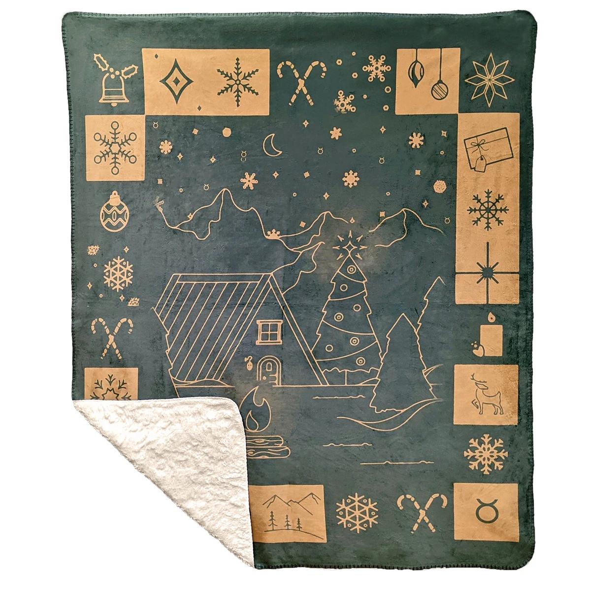 SHERPA PLUSH BLANKET