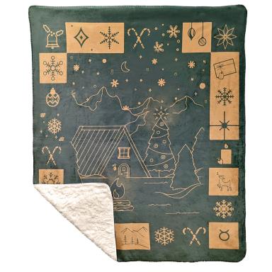 SHERPA PLUSH BLANKET