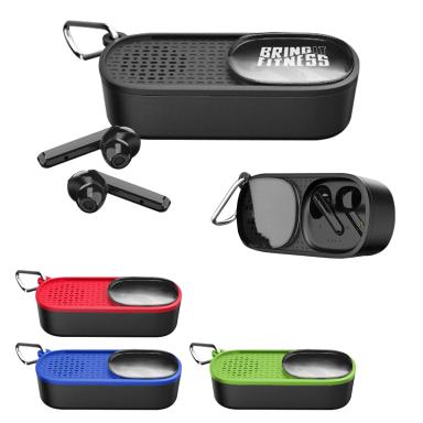 POWER SLIDE WIRELESS EARBUDS & SPEAKER