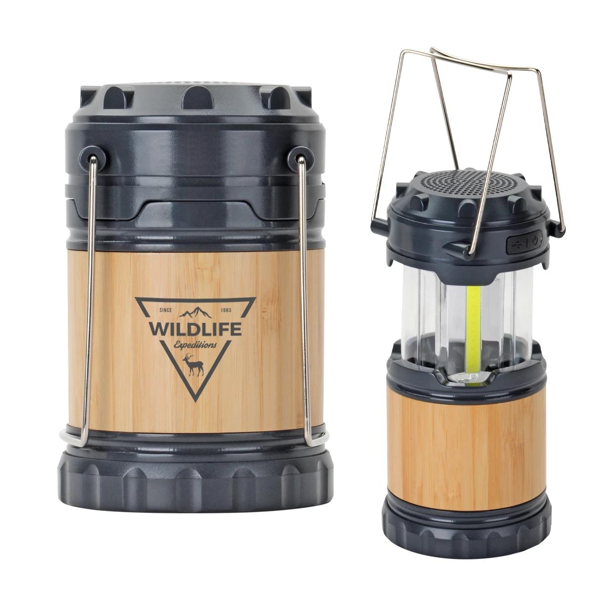 BAMBOO POP-UP LANTERN WITH SPEAKER