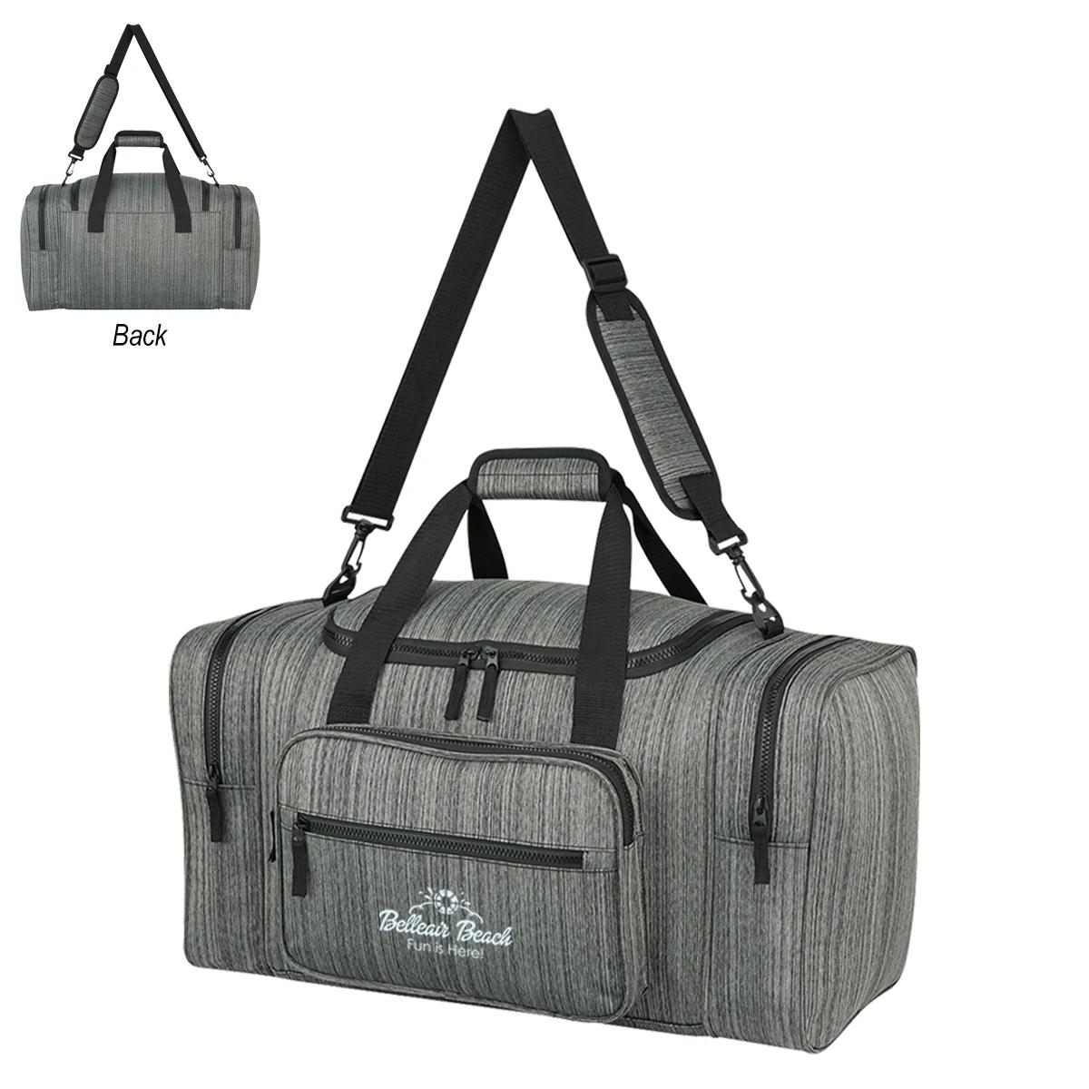HEATHERED DUFFEL BAG