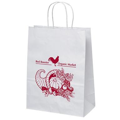 White Kraft Jenny - 10W x 5 x 13H