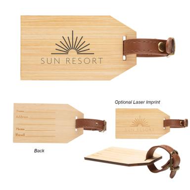 OUTBOUND BAMBOO LUGGAGE TAG