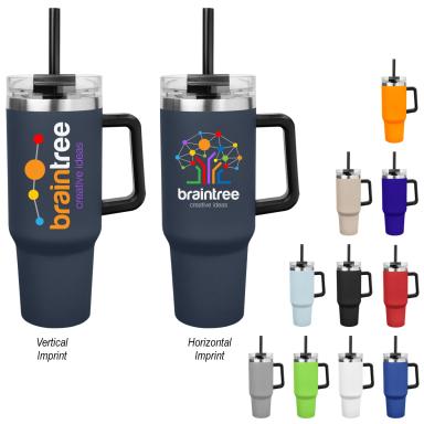 40 OZ. FULL COLOR INTREPID STAINLESS STEEL TUMBLER