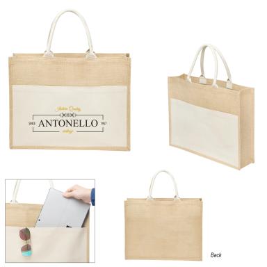 JULIA JUTE TOTE BAG