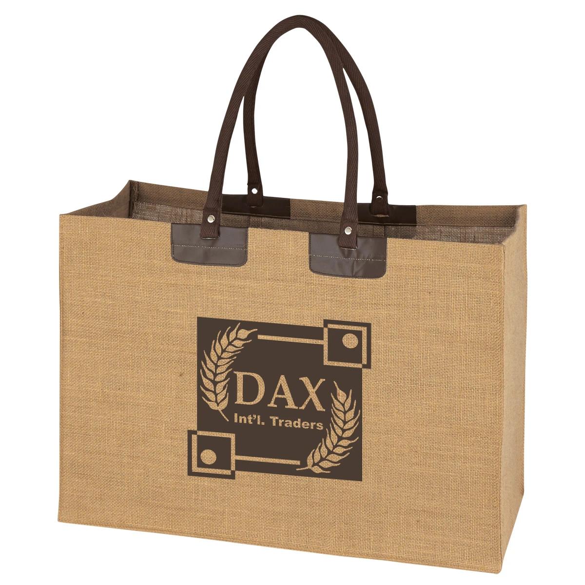 JUMBO JUTE TOTE BAG