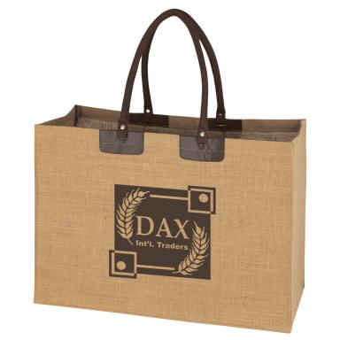 JUMBO JUTE TOTE BAG