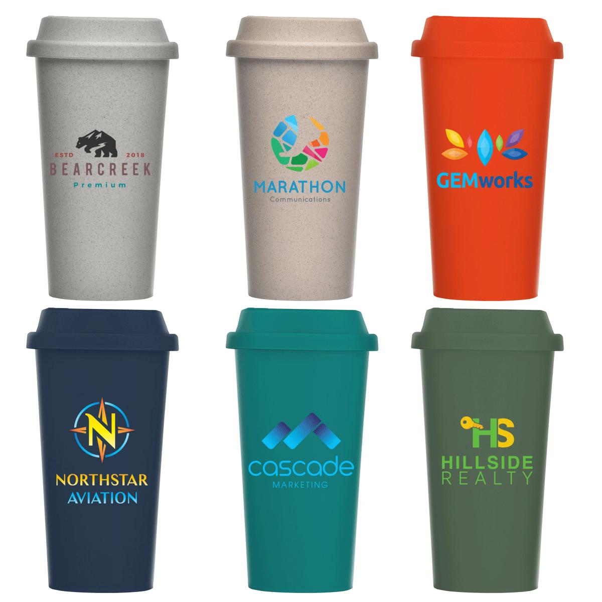 Costa Rica - 16 oz. Wheat Plastic Tumbler - Full Color Imprint