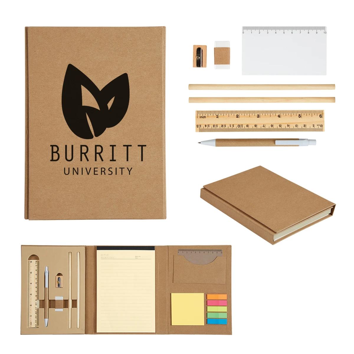 ECO-INSPIRED TRI-FOLD STATIONERY SET