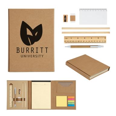 ECO-INSPIRED TRI-FOLD STATIONERY SET