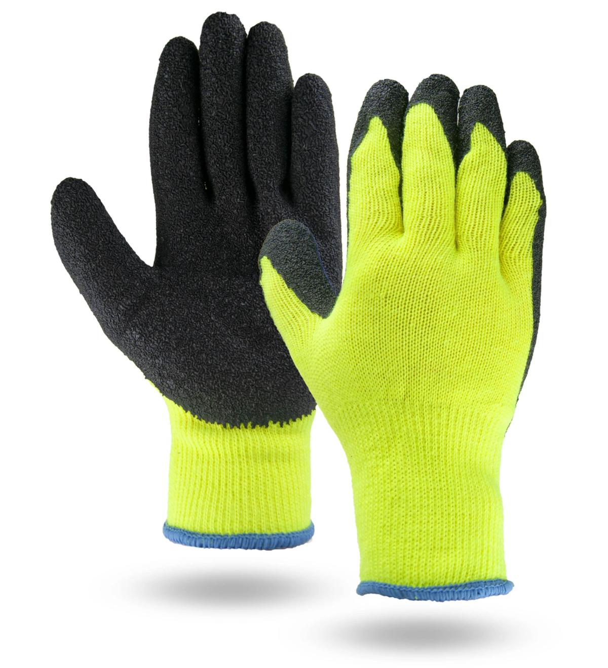 Hi-Viz Palm Dipped Gloves