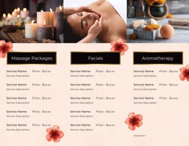 2-sided Full Color Tri-fold Brochure