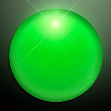 Frosted Green Blinking Circle Clip