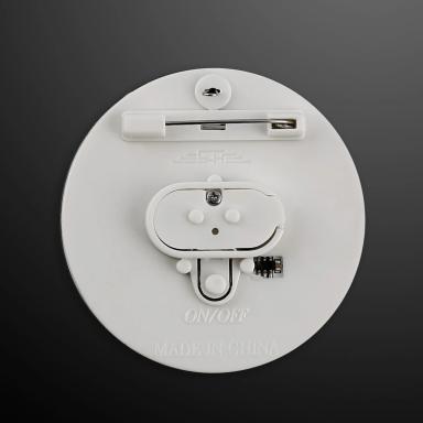 Frosted Green Blinking Circle Clip