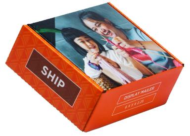 Display Mailer Box 6" x 5" x 2.25"