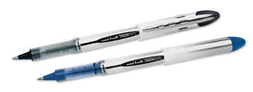 Uni Ball Vision Elite Capped Rollerball Pen w/ Stainless Steel .08mm Tip