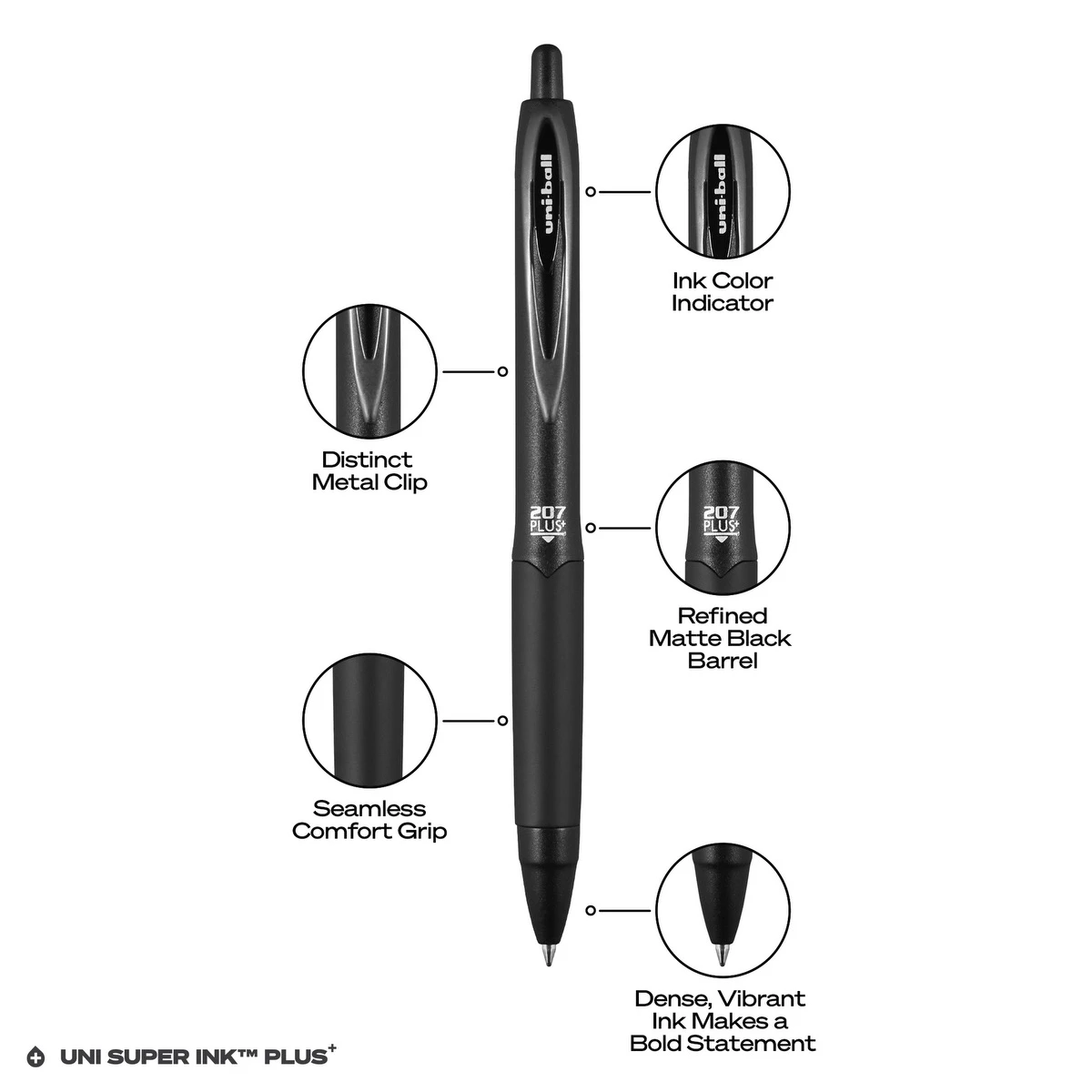 uni-ball® 207 PLUS+ Gel Pen