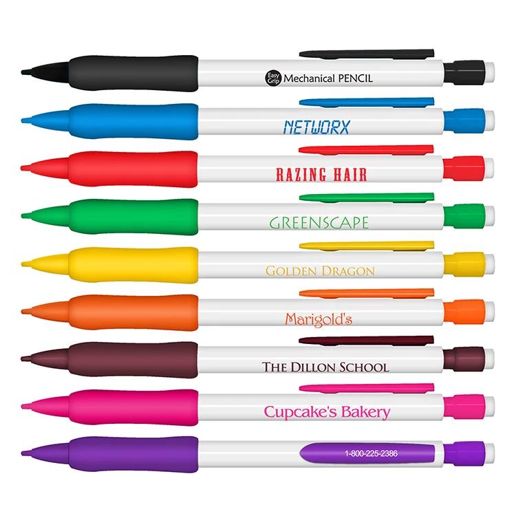 Liqui-Mark® Mechanical Pencil - White Barrel w/Rubber Grip