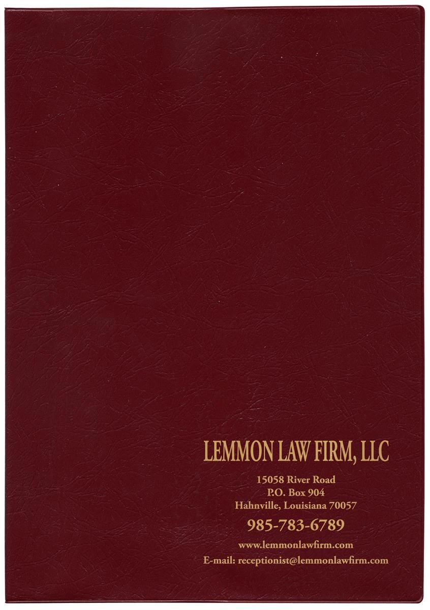 7 x 10 Executive Vinyl Cover Monthly Planner