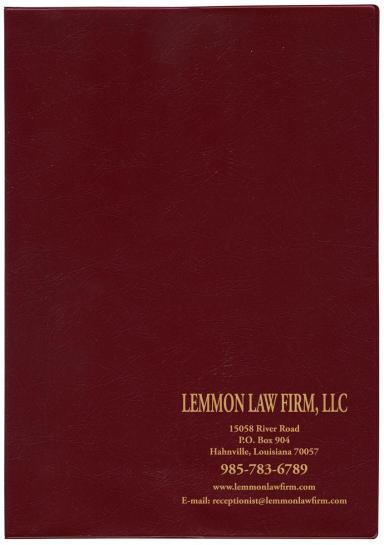 7 x 10 Executive Vinyl Cover Monthly Planner