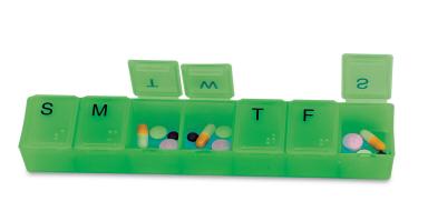 8" Super-7 All-Week Pill Box