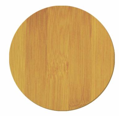 Round Table Saver Bamboo Coaster