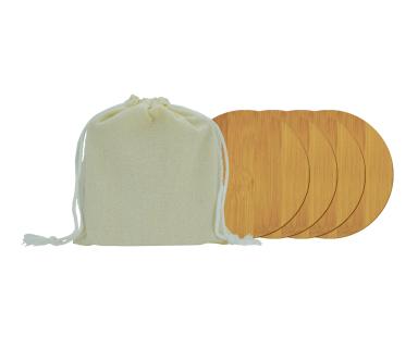 Round Bamboo Coaster Kit