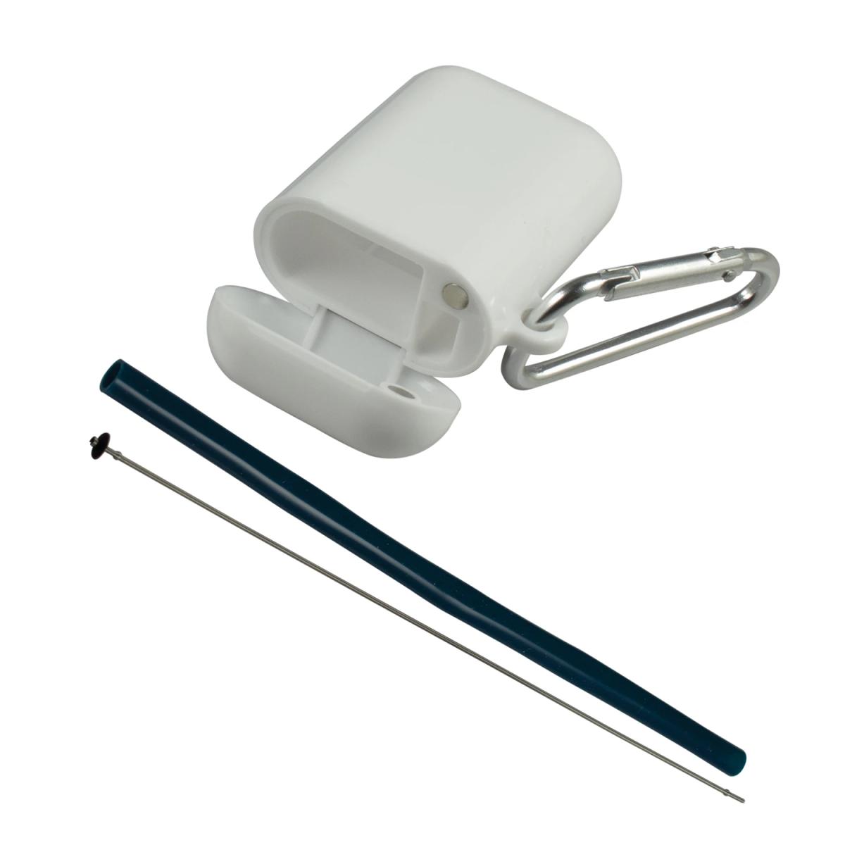 Traveler's Silicone Straw w/Carabiner Case