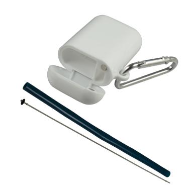 Traveler's Silicone Straw w/Carabiner Case