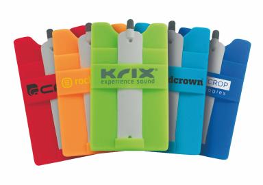 Silicon Smart Wallet w/Stylus Stand