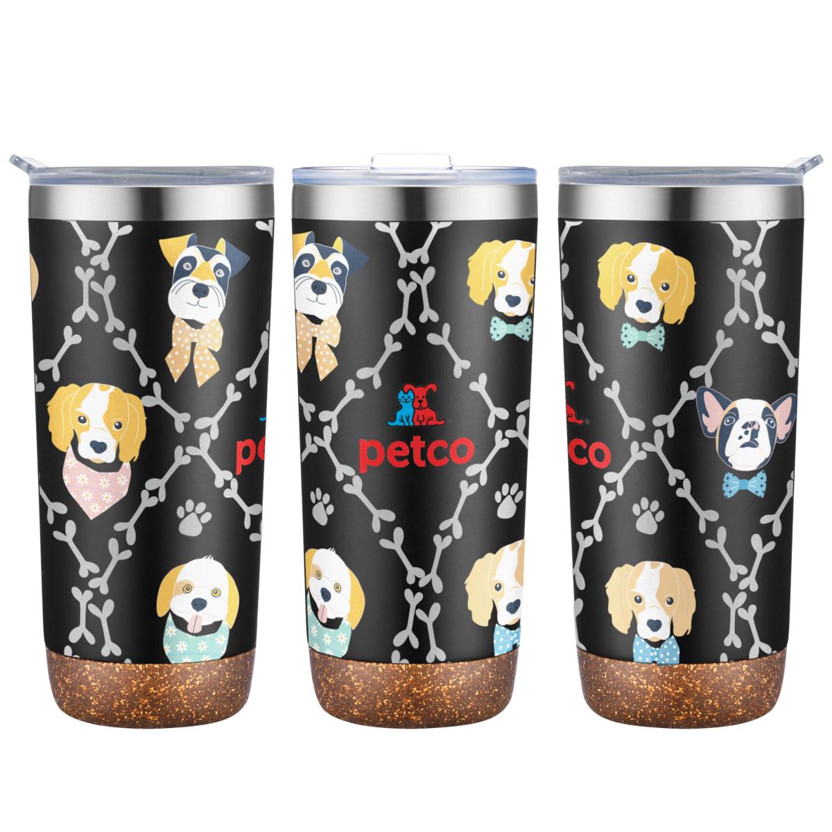 22 oz. Tumbler with Cork Bottom