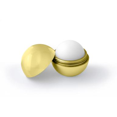 Metallic Finish Round Lip Balm