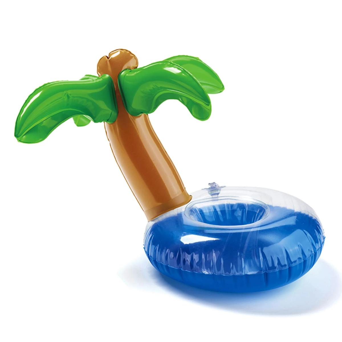 7'' Inflatable Palm Tree Lagoon Beverage Coaster