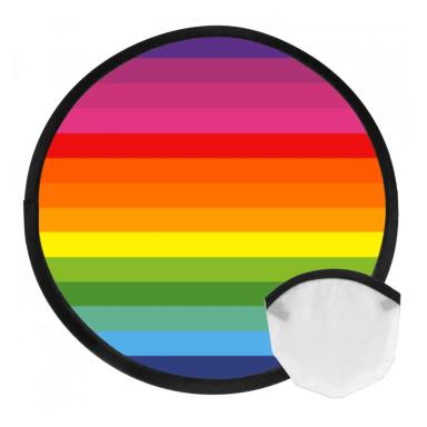 Rainbow Fold Up Flyer with case