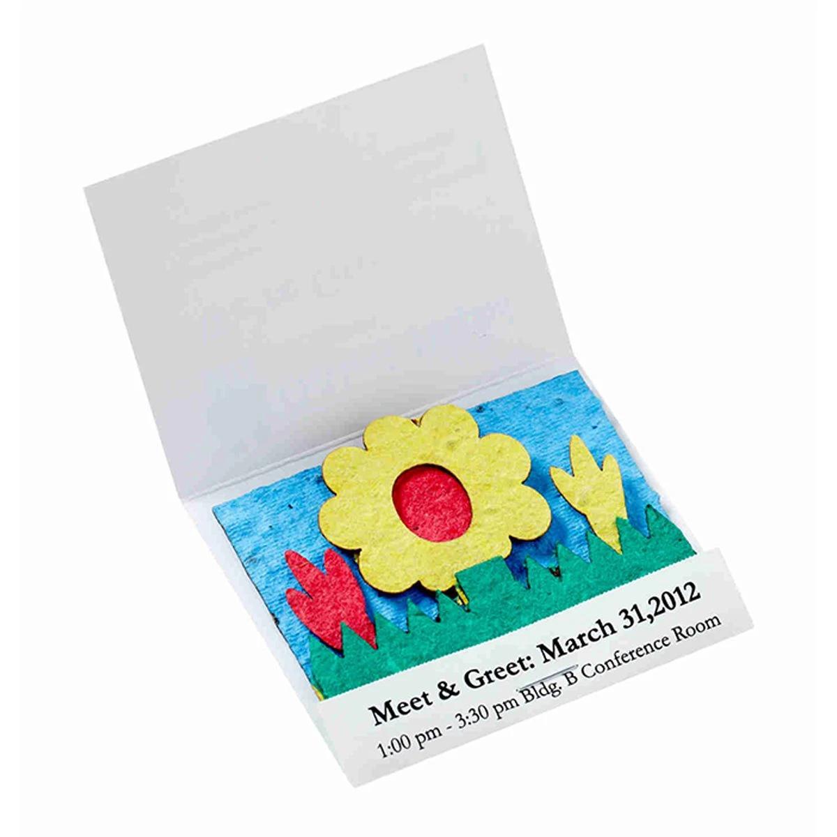 Wildflower Scene Seed Paper Matchbook
