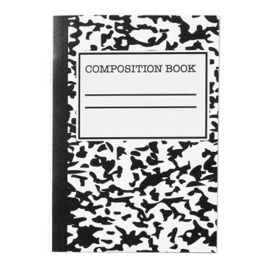 Mini Neon Composition Notebook