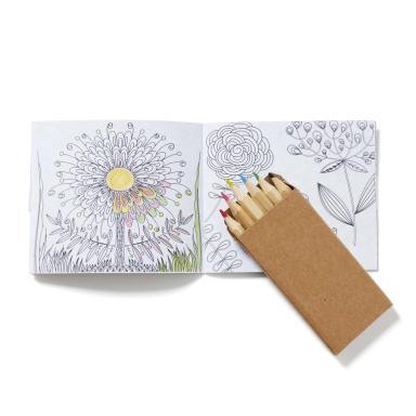 Flowers Adult Coloring Book To Go