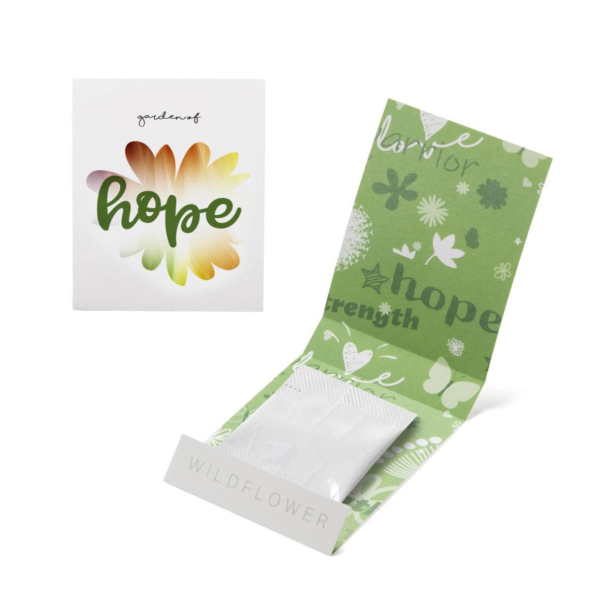 Green Garden of Hope Matchbook