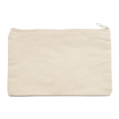 12 oz. Canvas Zippered Pouch