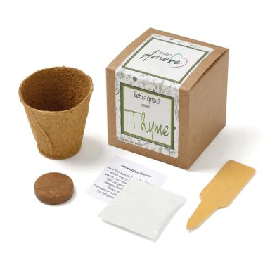 Growables Planter In Kraft Gift Box w/Seeds (Thyme)