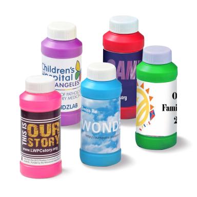 4 Oz. Bubbles w/Full-Color Digital Label