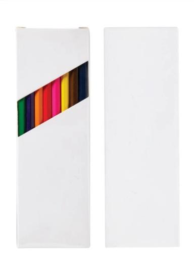 7'' Jornikolor 8 Color Wooden Pencil Set in White Box